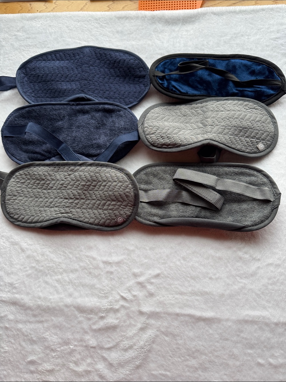 Sleep Mask Pack - Gray & Navy Eye Shades